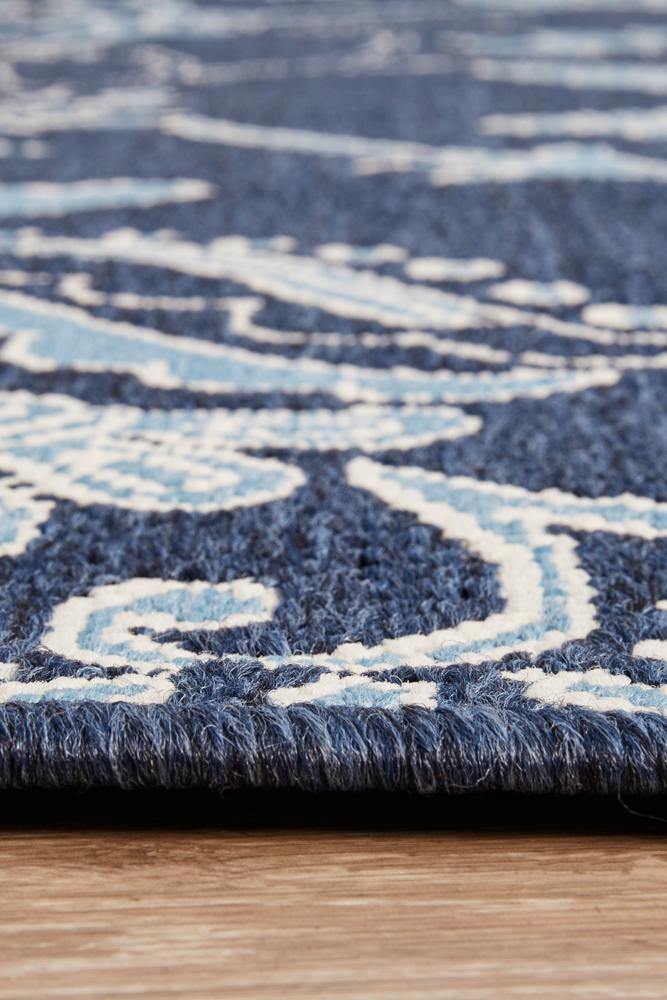 Seaside 7777 Navy Rug - Cozy Rugs Australia