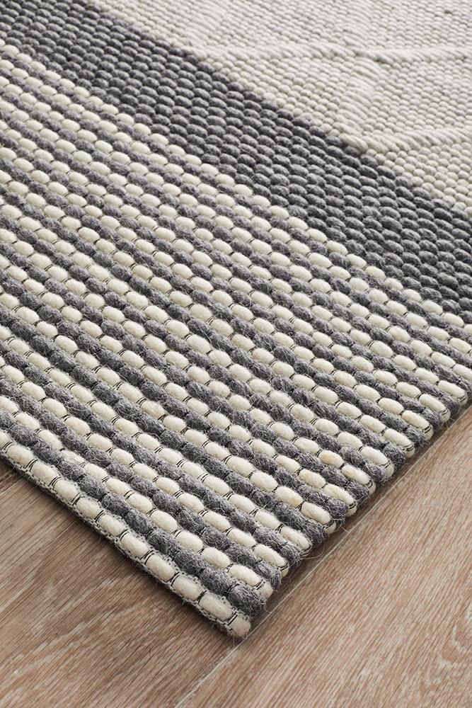 Studio Karlsson Wool Hatch Textured Rug - Cozy Rugs Australia