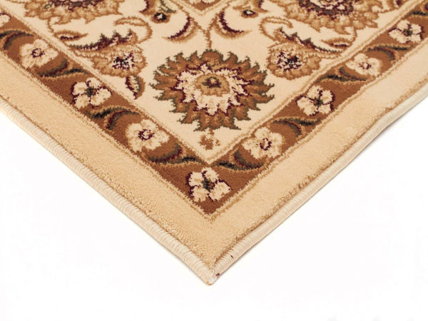 Buy Sydney Classic Runner Ivory with Ivory Border Runner Rug Online ...