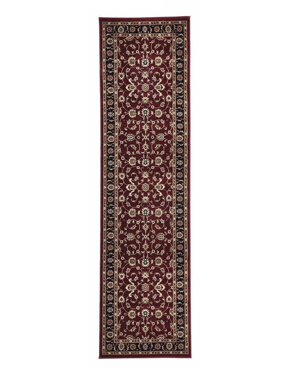 Sydney Collection Classic Rug Red with Black Border - Cozy Rugs Australia
