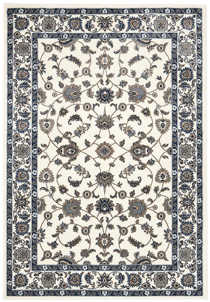 Sydney Collection Classic Rug White with White Border - Cozy Rugs Australia