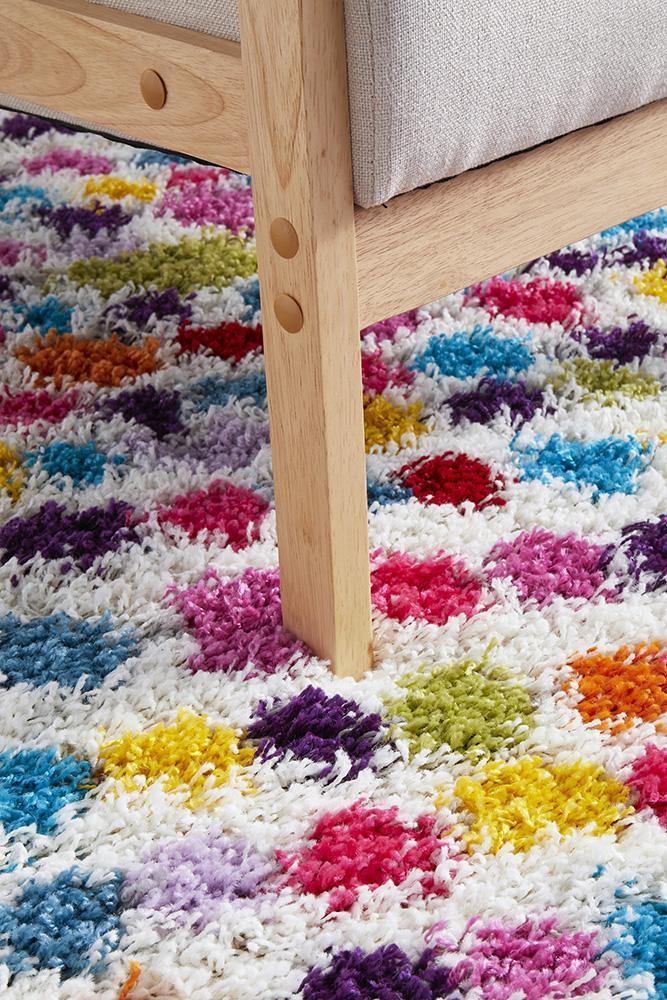 Vegas Dot Multi Rug - Cozy Rugs Australia