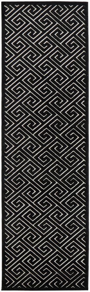 York Alice Black & Gold Rug - Cozy Rugs Australia