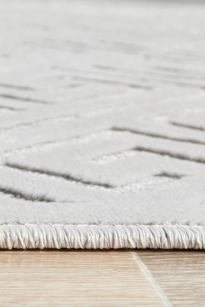 York Alice Natural White Rug - Cozy Rugs Australia